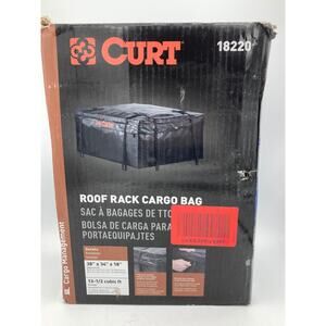 Curt 18220 Waterproof Rooftop Carrier Cargo Bag w/ 13.50 Cubic ft. Storage Space